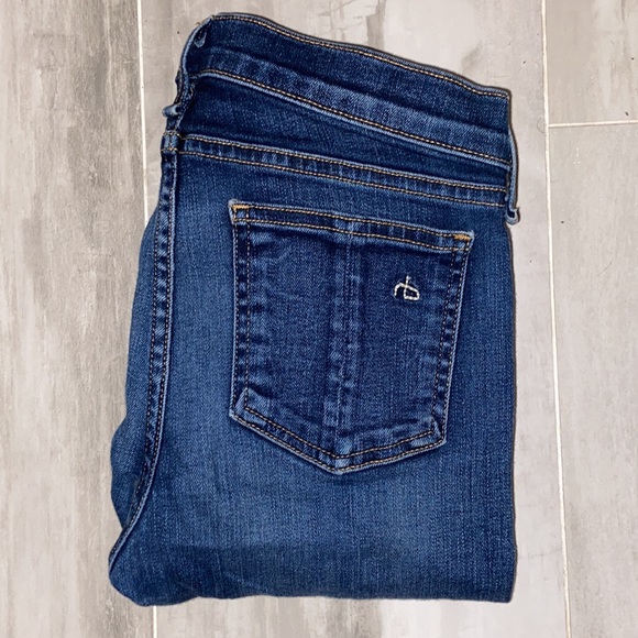 Rag & Bone Skinny, USA Made, Blue, Style: W1502K520, 26x24, EUC, $189 MSRP - Picture 3 of 12
